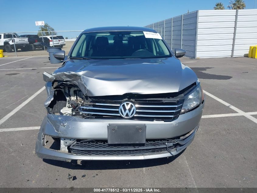 2012 Volkswagen Passat 2.5L Se VIN: 1VWBP7A33CC002587 Lot: 41778512