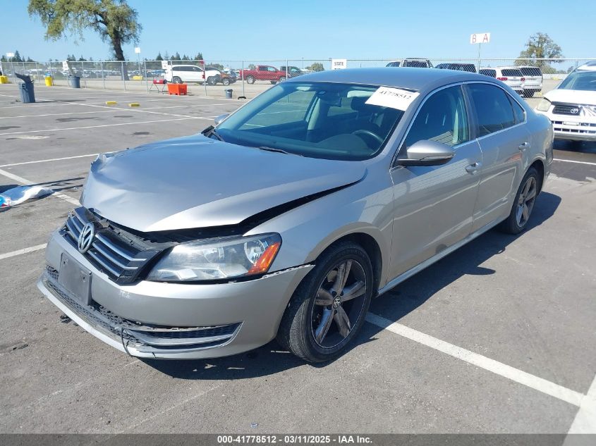 2012 Volkswagen Passat 2.5L Se VIN: 1VWBP7A33CC002587 Lot: 41778512