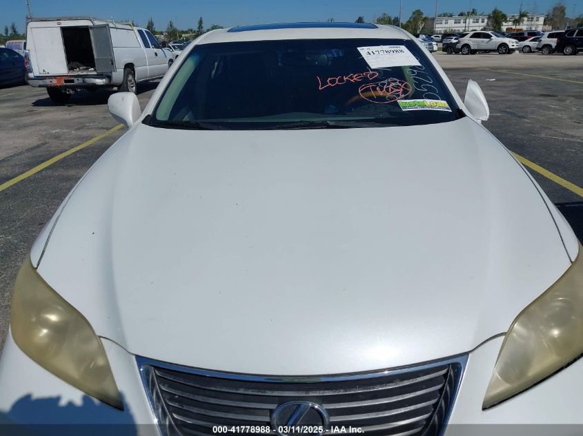 2007 Lexus Es 350 VIN: JTHBJ46G272052986 Lot: 41778988