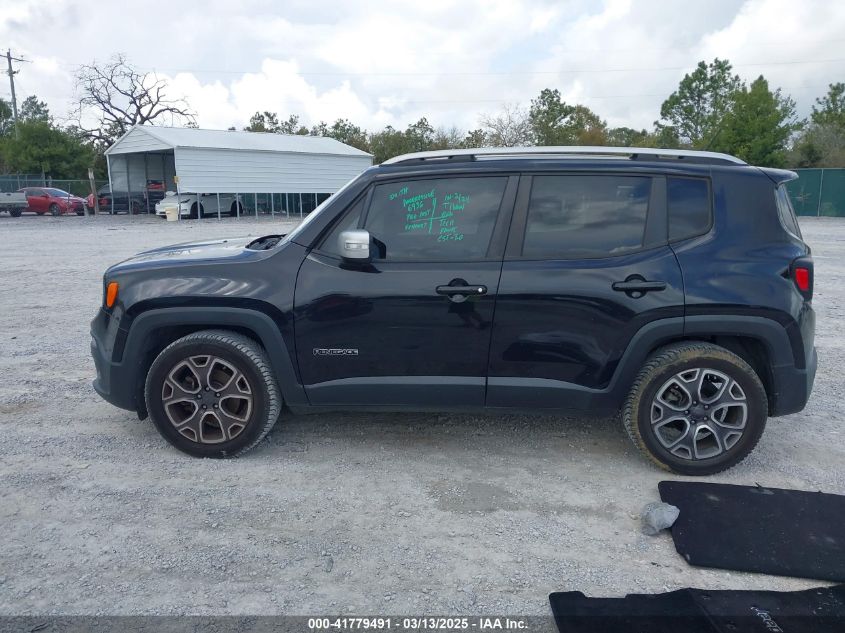 2017 Jeep Renegade Limited Fwd VIN: ZACCJADB7HPF09097 Lot: 41779491