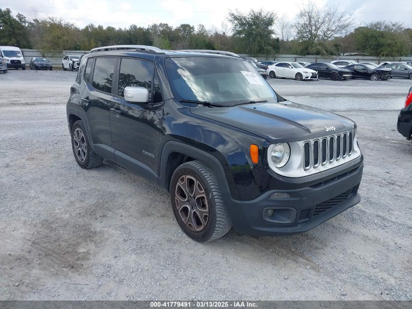 2017 Jeep Renegade Limited Fwd VIN: ZACCJADB7HPF09097 Lot: 41779491