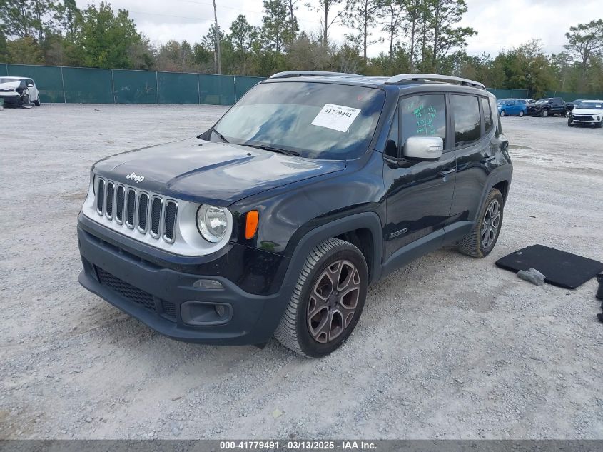 2017 Jeep Renegade Limited Fwd VIN: ZACCJADB7HPF09097 Lot: 41779491