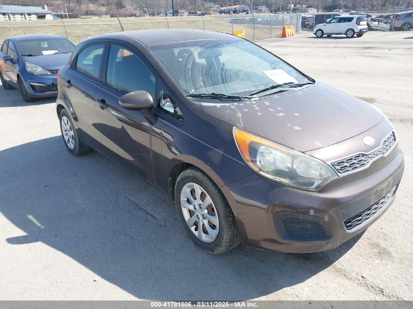 2013 Kia Rio Ex VIN: KNADN5A3XD6203745 Lot: 41781006