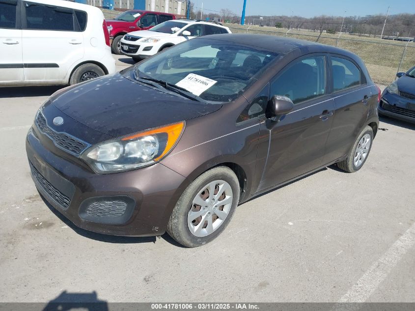 2013 Kia Rio Ex VIN: KNADN5A3XD6203745 Lot: 41781006