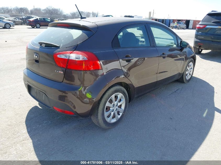 2013 Kia Rio Ex VIN: KNADN5A3XD6203745 Lot: 41781006