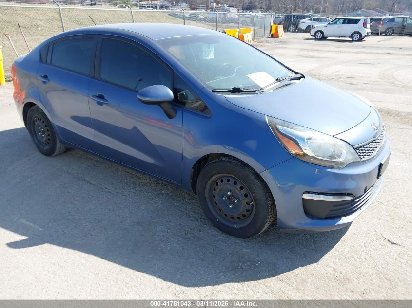 2016 Kia Rio Lx VIN: KNADM4A34G6574370 Lot: 41781043