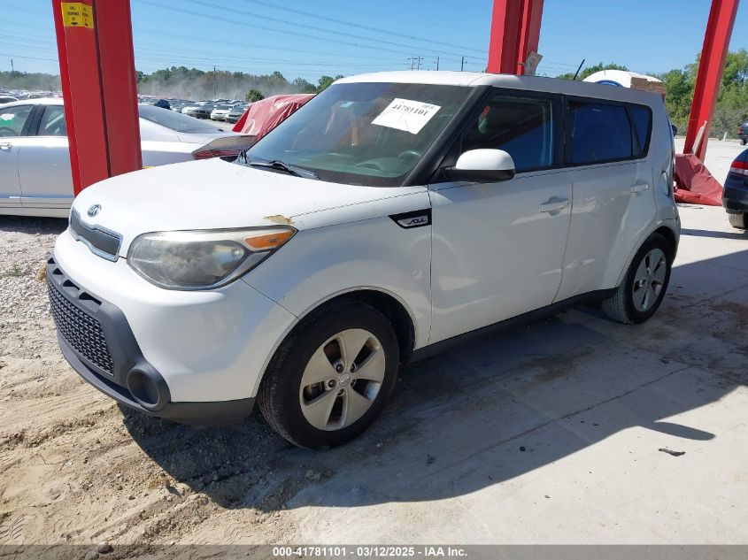 2016 Kia Soul VIN: KNDJN2A20G7378967 Lot: 41781101