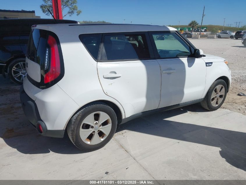 2016 Kia Soul VIN: KNDJN2A20G7378967 Lot: 41781101