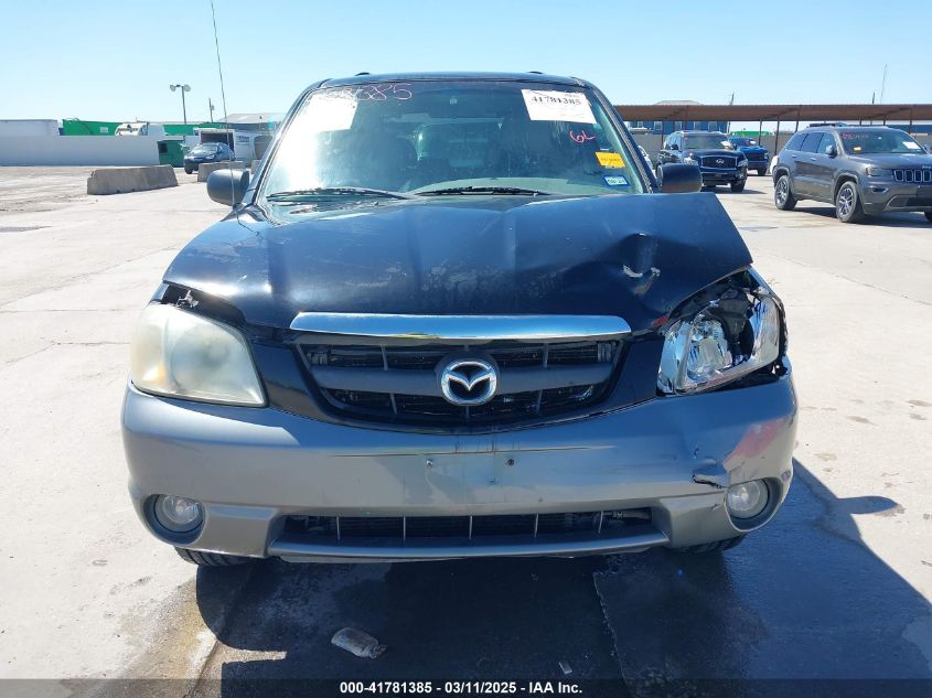 2002 Mazda Tribute Es V6/Lx V6 VIN: 4F2YU09142KM44380 Lot: 41781385