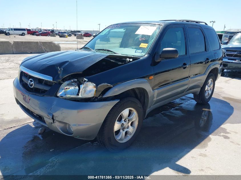 2002 Mazda Tribute Es V6/Lx V6 VIN: 4F2YU09142KM44380 Lot: 41781385