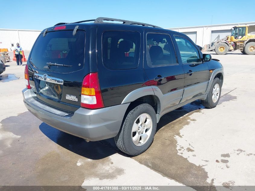 2002 Mazda Tribute Es V6/Lx V6 VIN: 4F2YU09142KM44380 Lot: 41781385