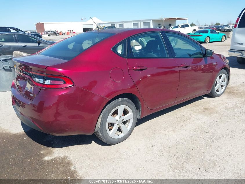 2015 Dodge Dart Sxt VIN: 1C3CDFBB1FD374304 Lot: 41781595