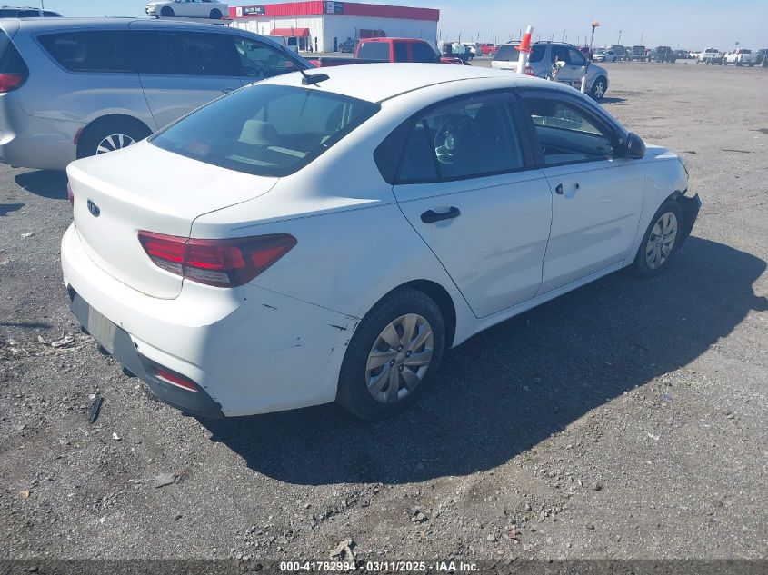 2018 Kia Rio Lx VIN: 3KPA24AB8JE059831 Lot: 41782994