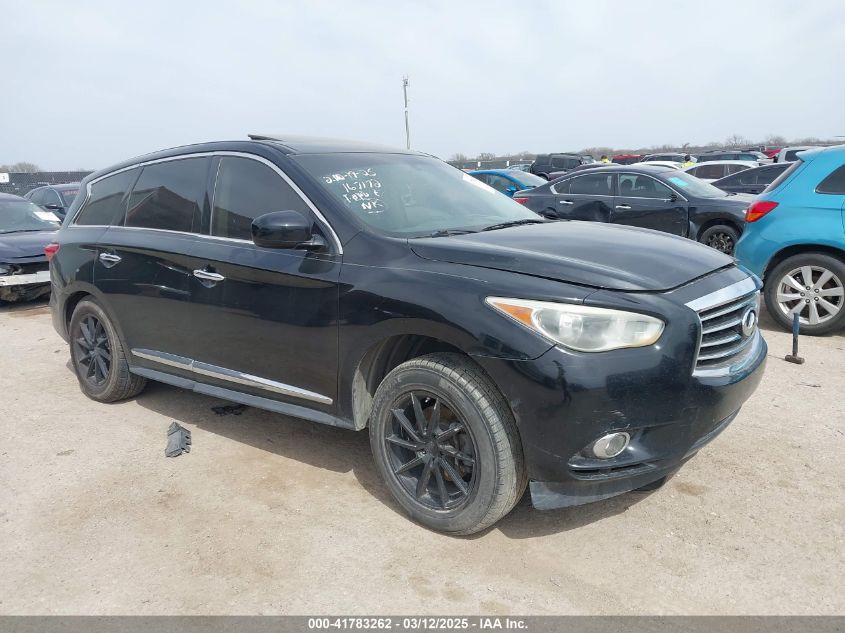 2013 Infiniti Jx35 VIN: 5N1AL0MN6DC329318 Lot: 41783262