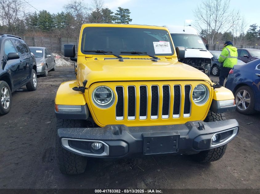 2021 Jeep Wrangler Unlimited Sahara 4X4 VIN: 1C4HJXEG4MW624532 Lot: 41783382