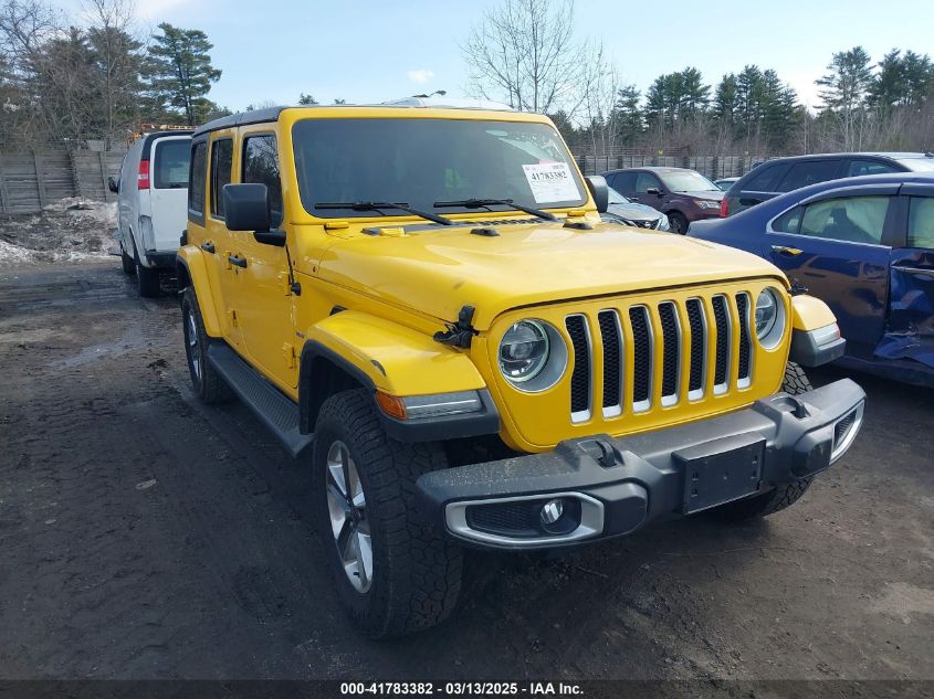 2021 Jeep Wrangler Unlimited Sahara 4X4 VIN: 1C4HJXEG4MW624532 Lot: 41783382