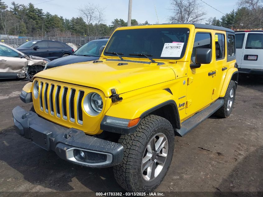 2021 Jeep Wrangler Unlimited Sahara 4X4 VIN: 1C4HJXEG4MW624532 Lot: 41783382