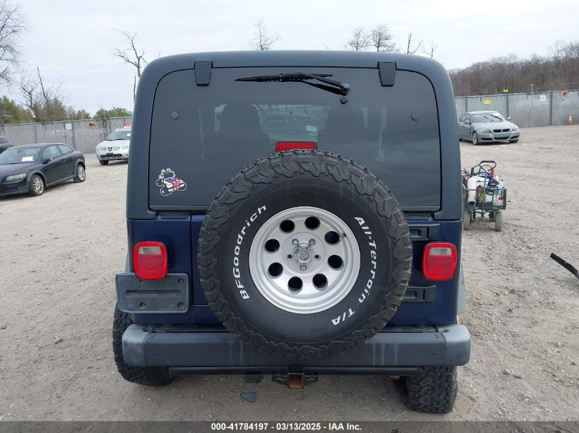 2006 Jeep Wrangler Sport VIN: 1J4FA49S16P737060 Lot: 41784197