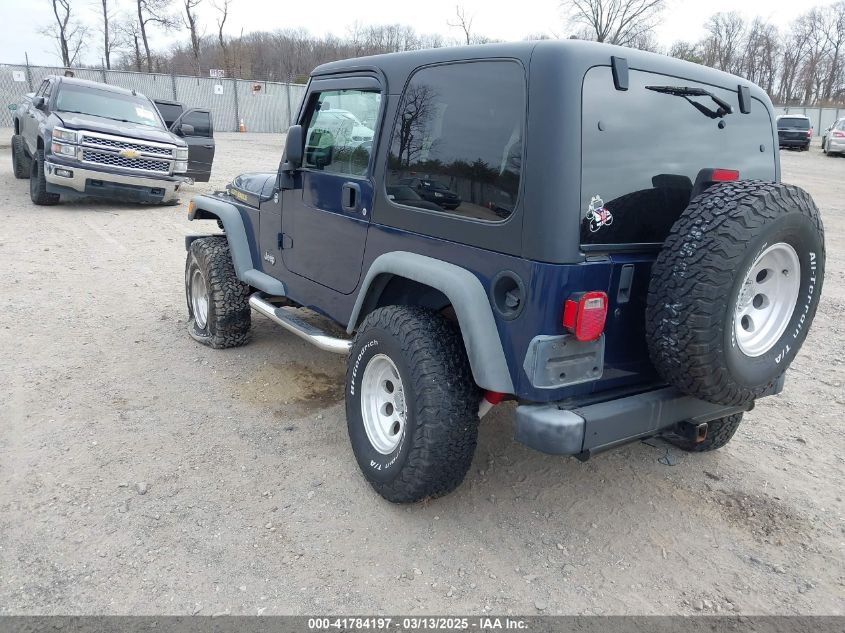 2006 Jeep Wrangler Sport VIN: 1J4FA49S16P737060 Lot: 41784197