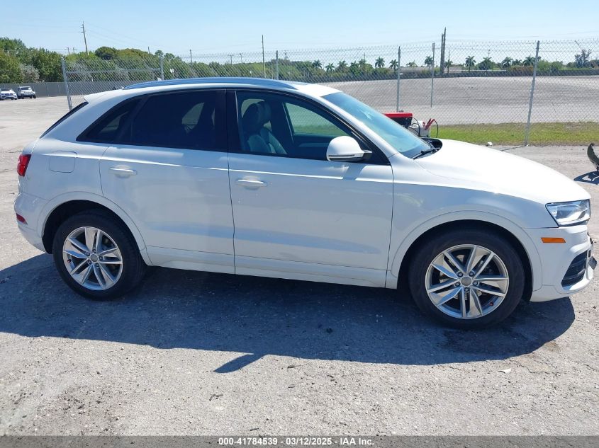 2017 Audi Q3 2.0T Premium VIN: WA1BCCFSXHR016914 Lot: 41784539