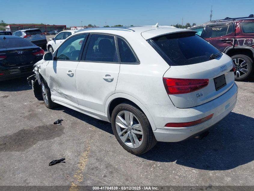 2017 Audi Q3 2.0T Premium VIN: WA1BCCFSXHR016914 Lot: 41784539