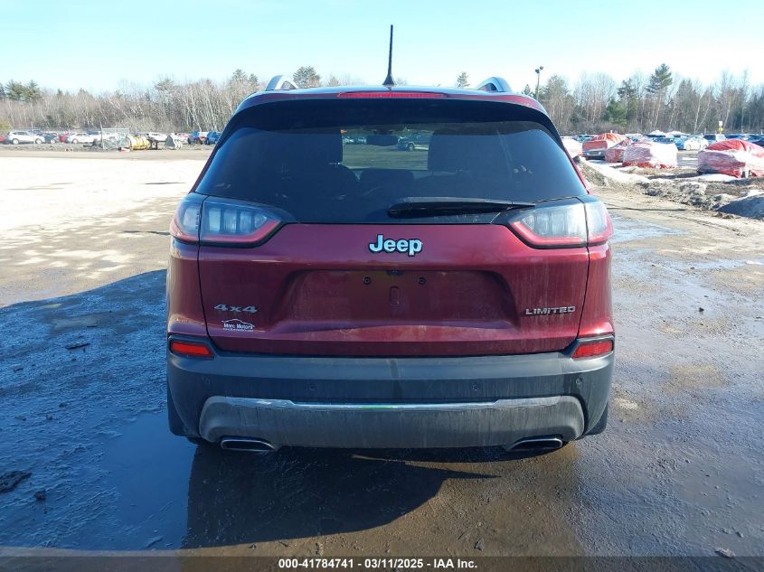 2019 Jeep Cherokee Limited 4X4 VIN: 1C4PJMDN8KD294994 Lot: 41784741