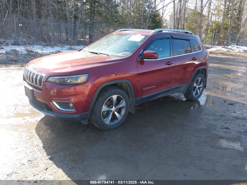 2019 Jeep Cherokee Limited 4X4 VIN: 1C4PJMDN8KD294994 Lot: 41784741