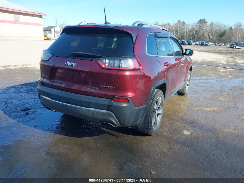 2019 Jeep Cherokee Limited 4X4 VIN: 1C4PJMDN8KD294994 Lot: 41784741