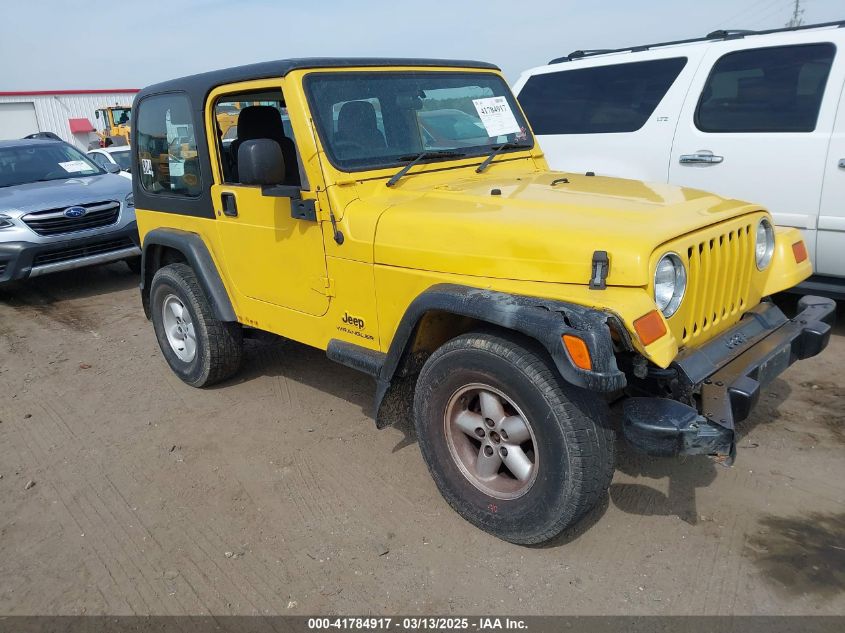 2004 Jeep Wrangler Sport Rhd VIN: 1J4F449S64P724776 Lot: 41784917