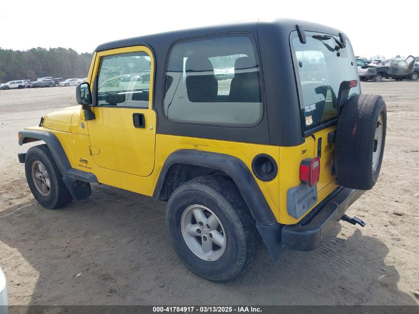 2004 Jeep Wrangler Sport Rhd VIN: 1J4F449S64P724776 Lot: 41784917