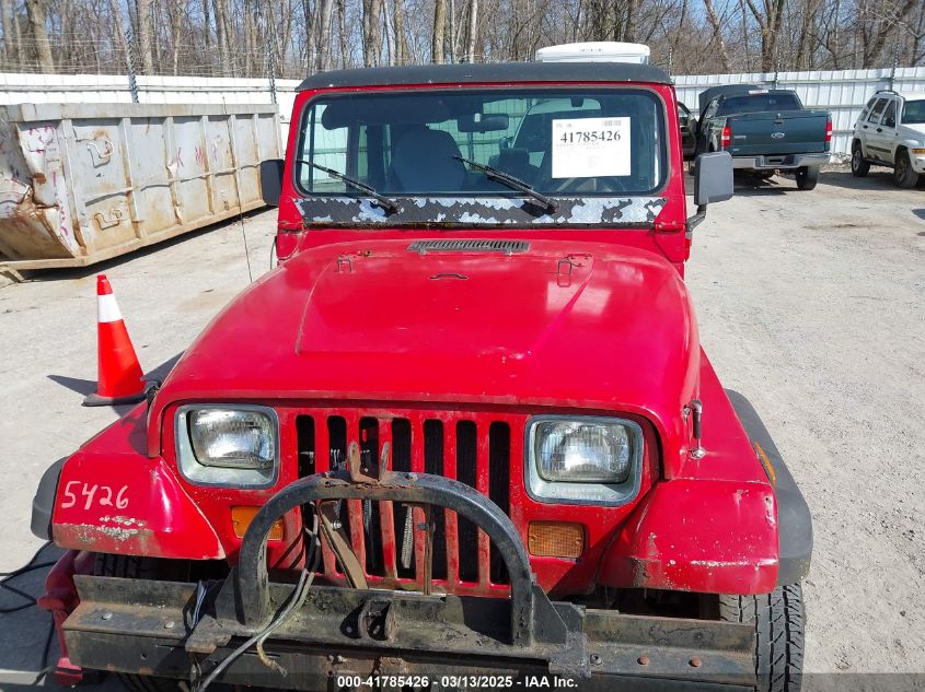 1994 Jeep Wrangler / Yj S VIN: 1J4FY19P6RP413984 Lot: 41785426