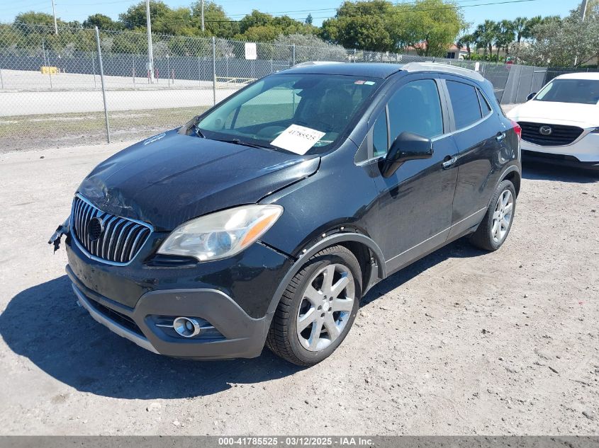 2013 Buick Encore Leather VIN: KL4CJCSB7DB104077 Lot: 41785525