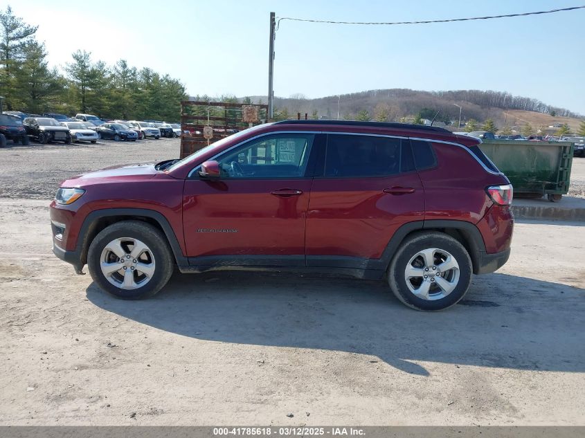 2020 Jeep Compass Latitude Fwd VIN: 3C4NJCBB1LT169941 Lot: 41785618