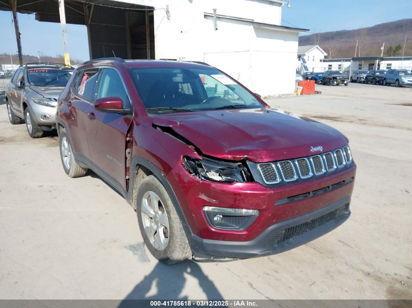 2020 Jeep Compass Latitude Fwd VIN: 3C4NJCBB1LT169941 Lot: 41785618