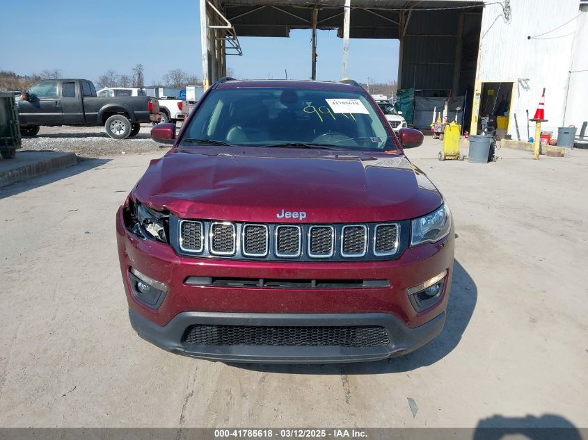 2020 Jeep Compass Latitude Fwd VIN: 3C4NJCBB1LT169941 Lot: 41785618