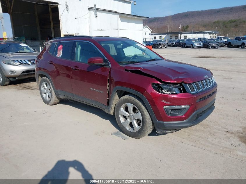 2020 Jeep Compass Latitude Fwd VIN: 3C4NJCBB1LT169941 Lot: 41785618