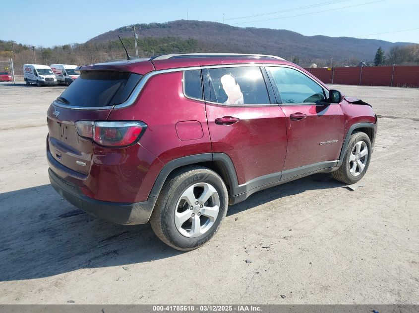 2020 Jeep Compass Latitude Fwd VIN: 3C4NJCBB1LT169941 Lot: 41785618