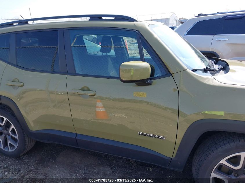 2015 Jeep Renegade Latitude VIN: ZACCJABT7FPB86579 Lot: 41785726