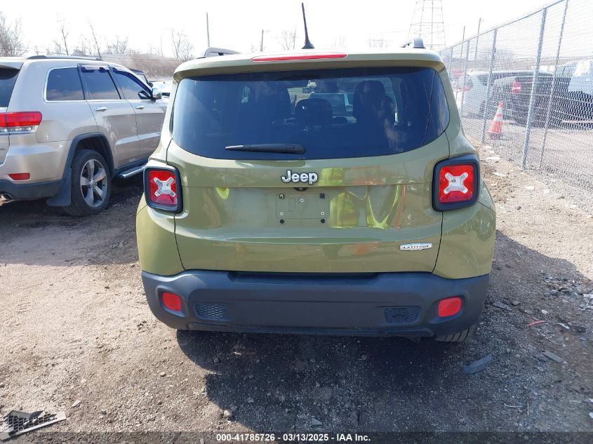 2015 Jeep Renegade Latitude VIN: ZACCJABT7FPB86579 Lot: 41785726