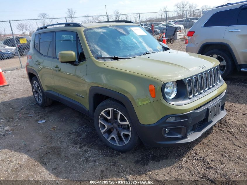 2015 Jeep Renegade Latitude VIN: ZACCJABT7FPB86579 Lot: 41785726