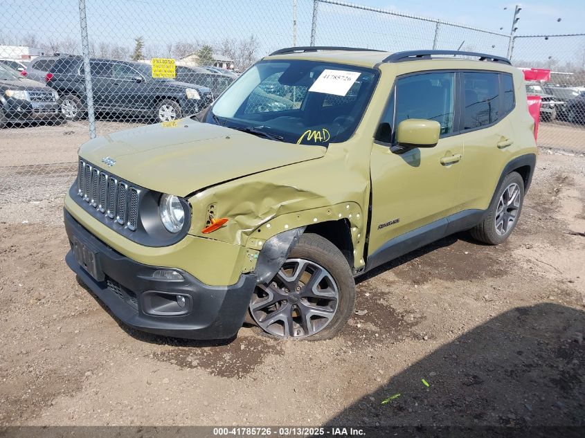 2015 Jeep Renegade Latitude VIN: ZACCJABT7FPB86579 Lot: 41785726