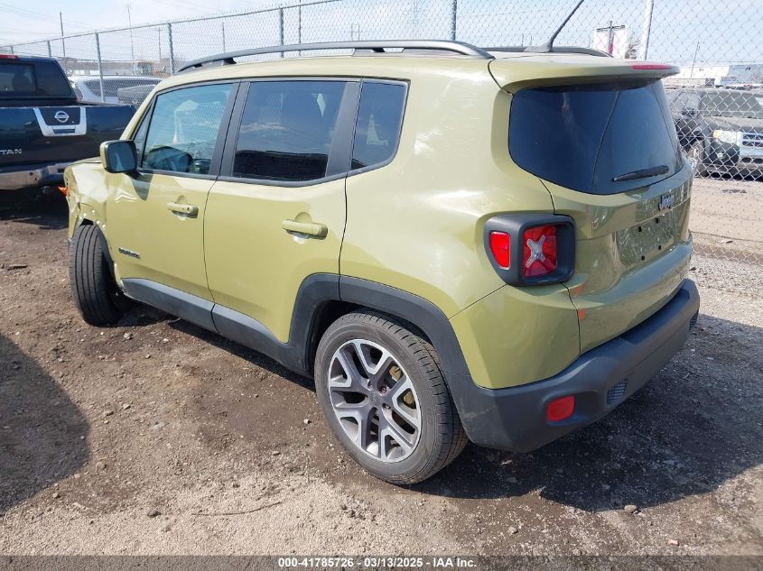 2015 Jeep Renegade Latitude VIN: ZACCJABT7FPB86579 Lot: 41785726