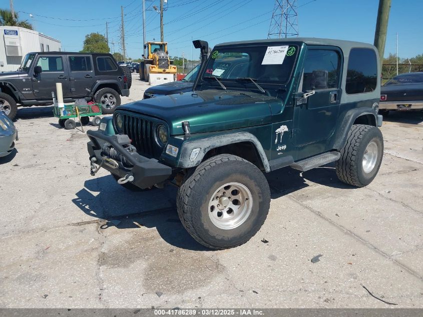 2001 Jeep Wrangler Sport VIN: 1J4FA49S81P305722 Lot: 41786289