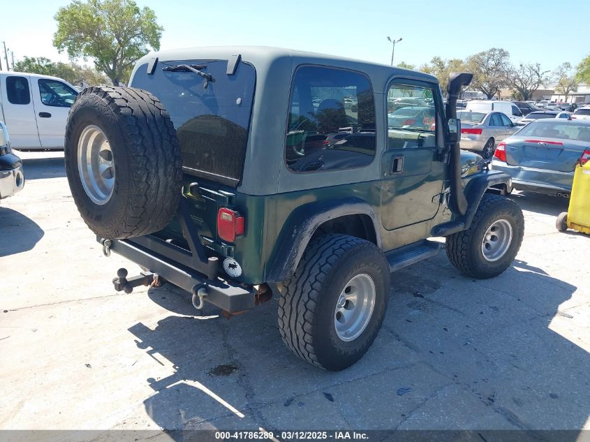 2001 Jeep Wrangler Sport VIN: 1J4FA49S81P305722 Lot: 41786289