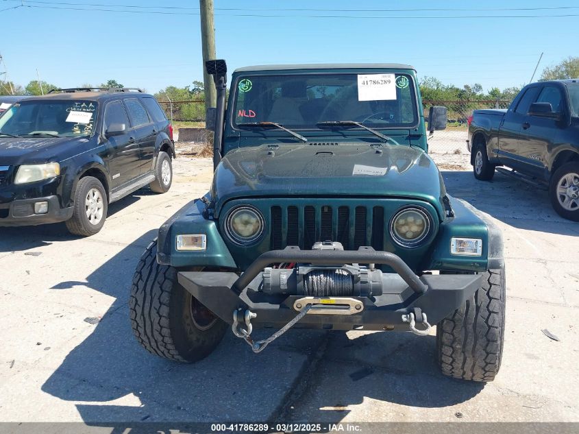 2001 Jeep Wrangler Sport VIN: 1J4FA49S81P305722 Lot: 41786289