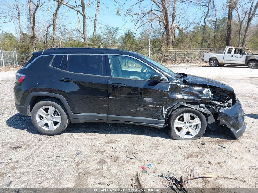 2022 Jeep Compass Latitude Fwd VIN: 3C4NJCBB4NT140193 Lot: 41787187