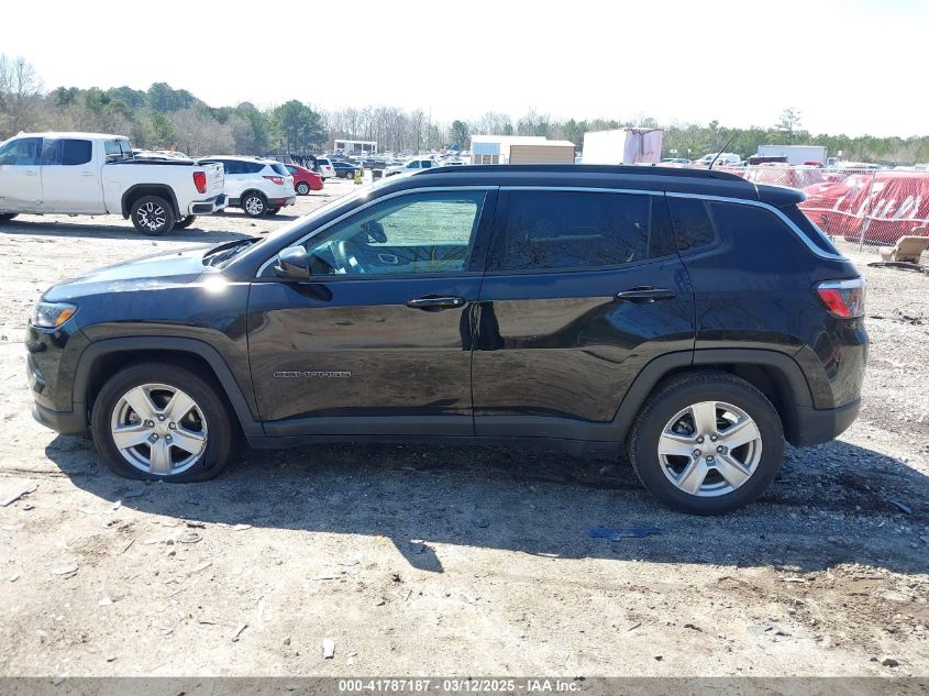 2022 Jeep Compass Latitude Fwd VIN: 3C4NJCBB4NT140193 Lot: 41787187