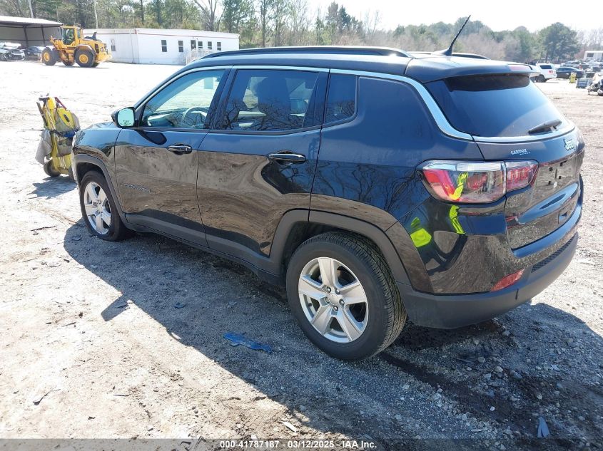 2022 Jeep Compass Latitude Fwd VIN: 3C4NJCBB4NT140193 Lot: 41787187