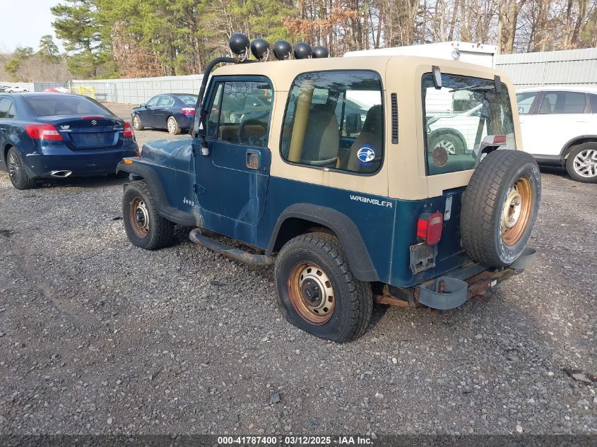 1995 Jeep Wrangler / Yj S/Rio Grande VIN: 1J4FY19P5SP243137 Lot: 41787400