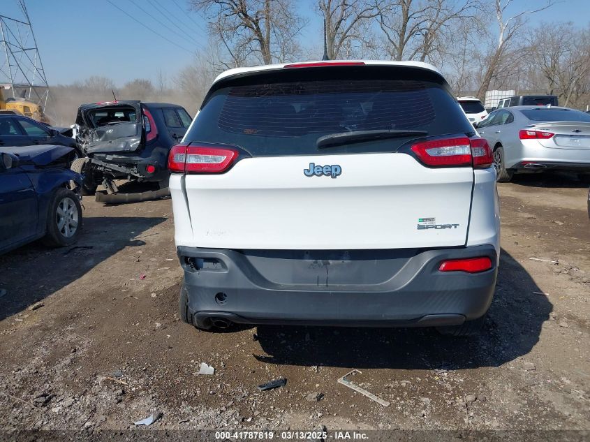 2015 Jeep Cherokee Sport VIN: 1C4PJLAB8FW531241 Lot: 41787819